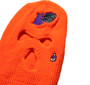 ORANGE SKI MASK