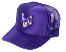 Load image into Gallery viewer, PURPLE TRUCKER HAT
