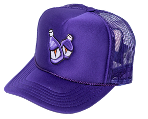 PURPLE TRUCKER HAT