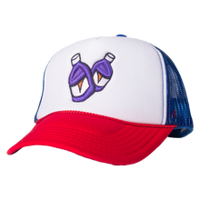 Load image into Gallery viewer, RED, WHITE, BLUE TRUCKER HAT
