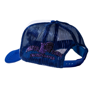 BLUE/WHITE TRUCKER HAT