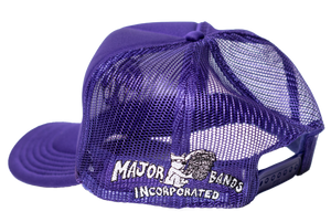 PURPLE TRUCKER HAT